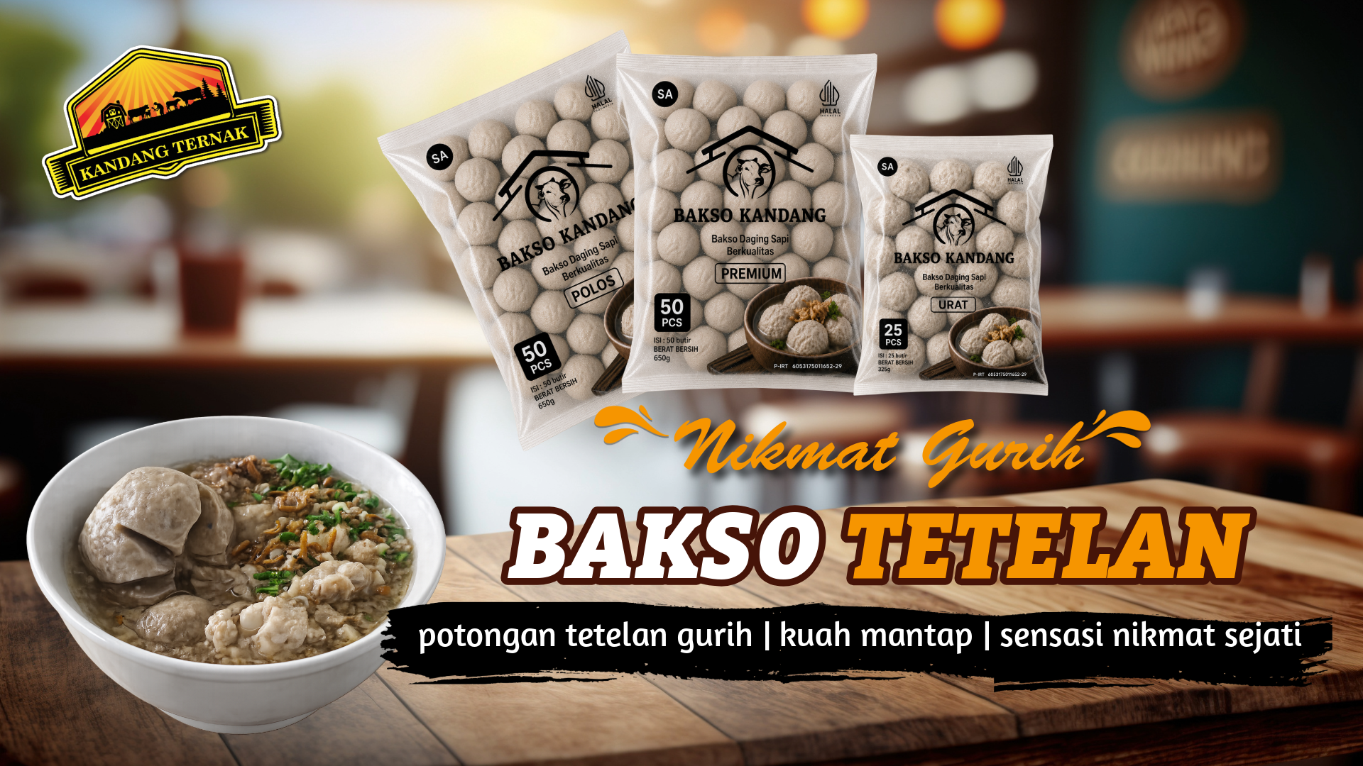makan bakso tetelan