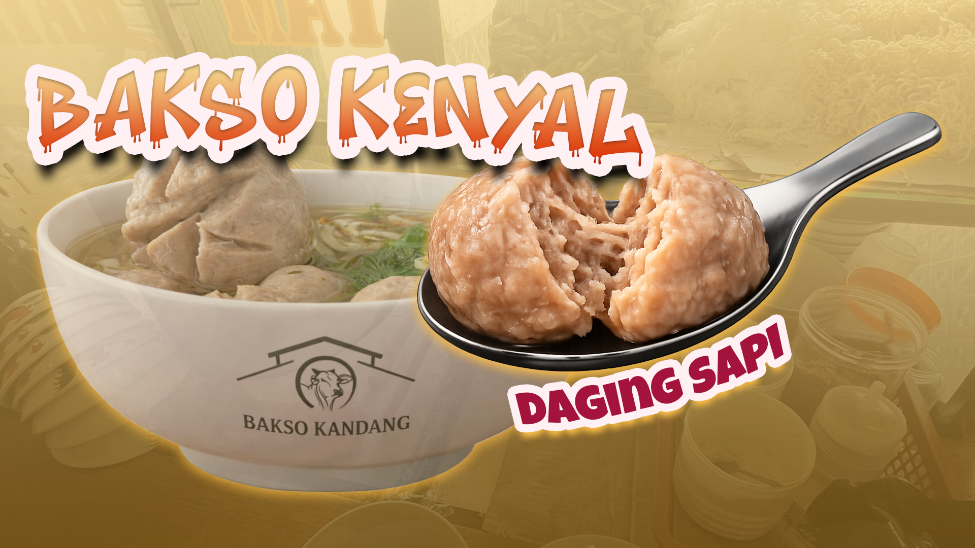 bakso daging sapi kenyal
